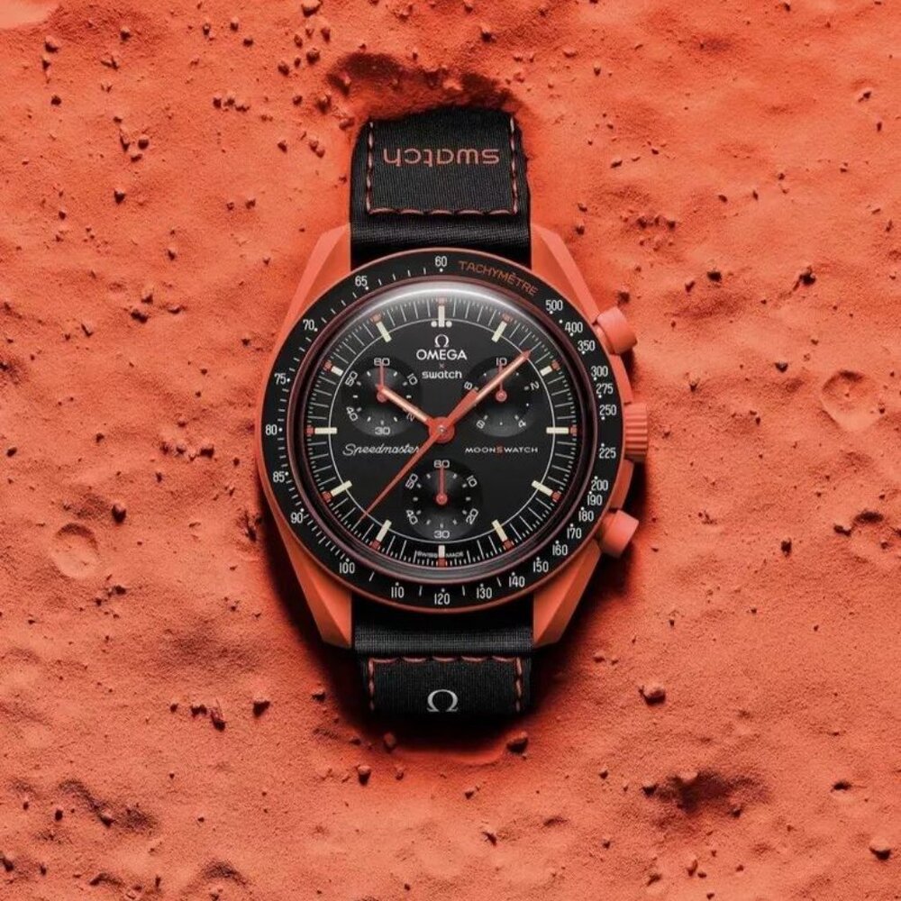 🆓⌚Swatch x Omega MISSION ON EARTH- LAVA